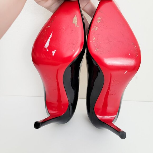 Christian Louboutin Pigalle 85 Patent Leather Pumps 38.5 8.5 - Picture 11 of 11